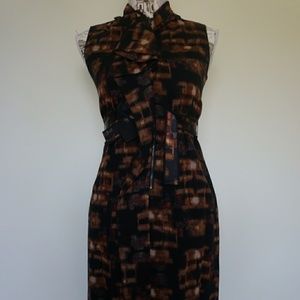 Elie Tahari Zip Wool Dress